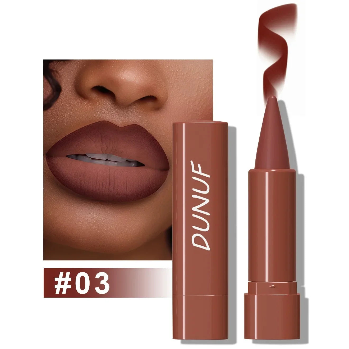 Tapered Gradient Lip Liner Matte Black Brown Velvet Lipstick Waterproof Non Sticky Contouring Tint Lipliner Crayon Lip Makeup