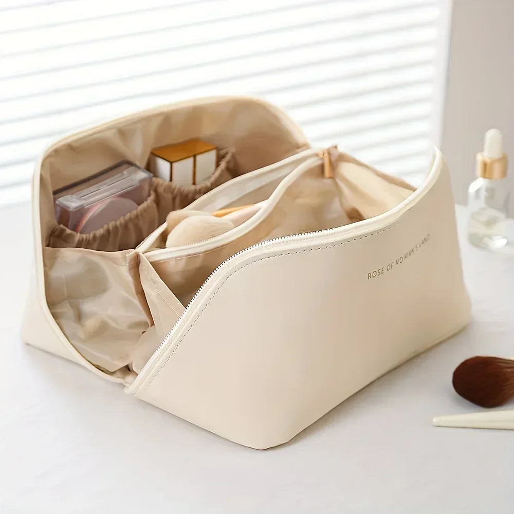 large capacity Makeup Organizer Toiletry Kit Bag Make Up Case Storage Pouch Luxury Lady Cosmetic Bag Organizer Bag For Travel