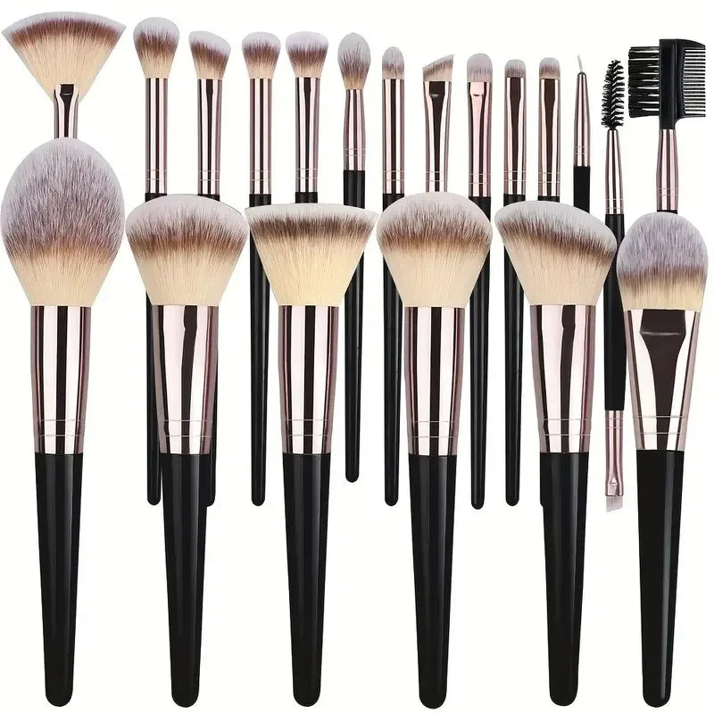 Professional 3-20PCS Makeup Brushes Set Eyeshadow Foundation Concealer Blending Blush Brush Kabuki Soft Fluffy Women Beauty Tool