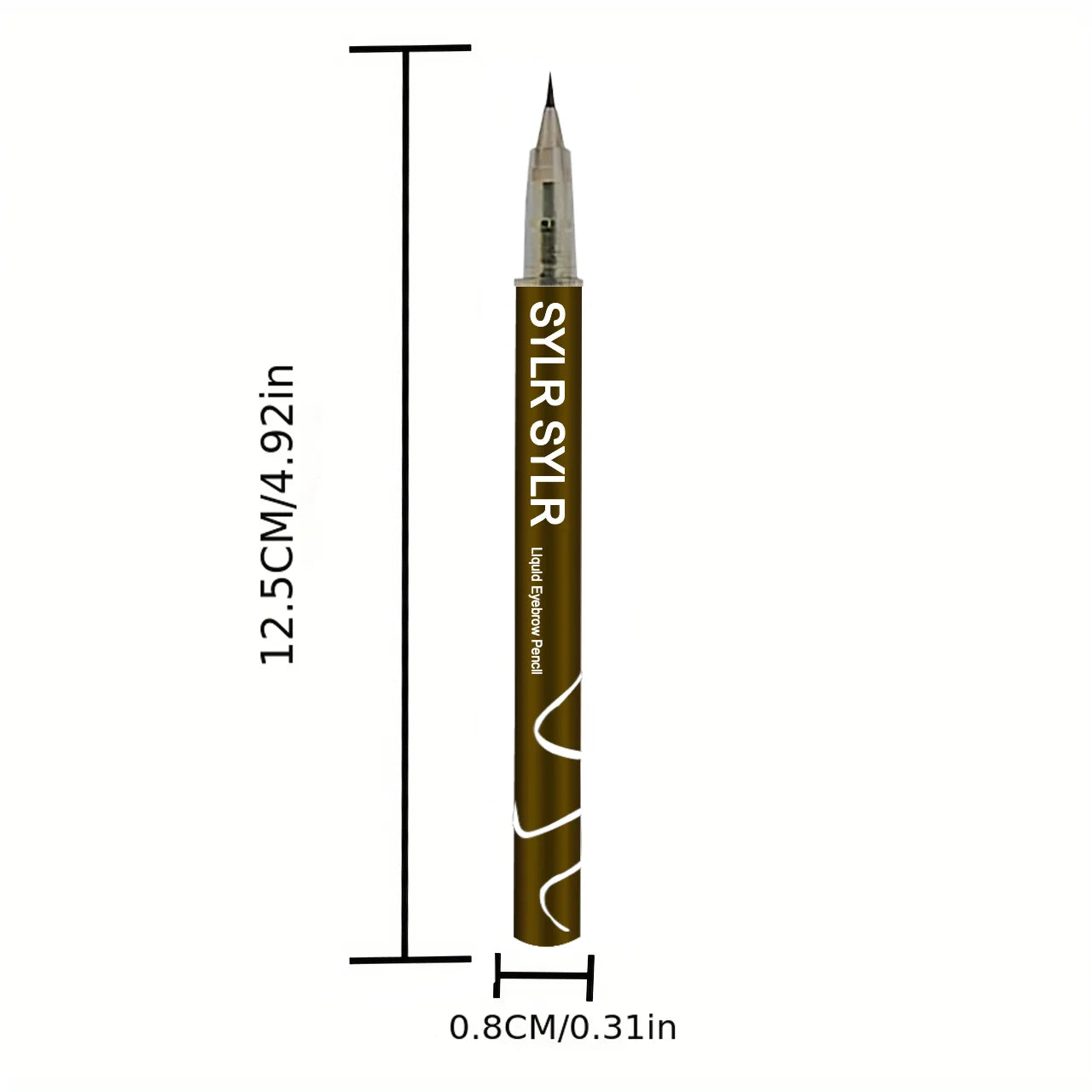 0.008mm Ultra Fine Eyebrow Pen Long Last Smudge Proof Waterproof Sweat-Proof High Pigmented Easy Applying Liquid Eye Brow Pencil