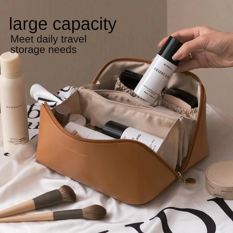 large capacity Makeup Organizer Toiletry Kit Bag Make Up Case Storage Pouch Luxury Lady Cosmetic Bag Organizer Bag For Travel