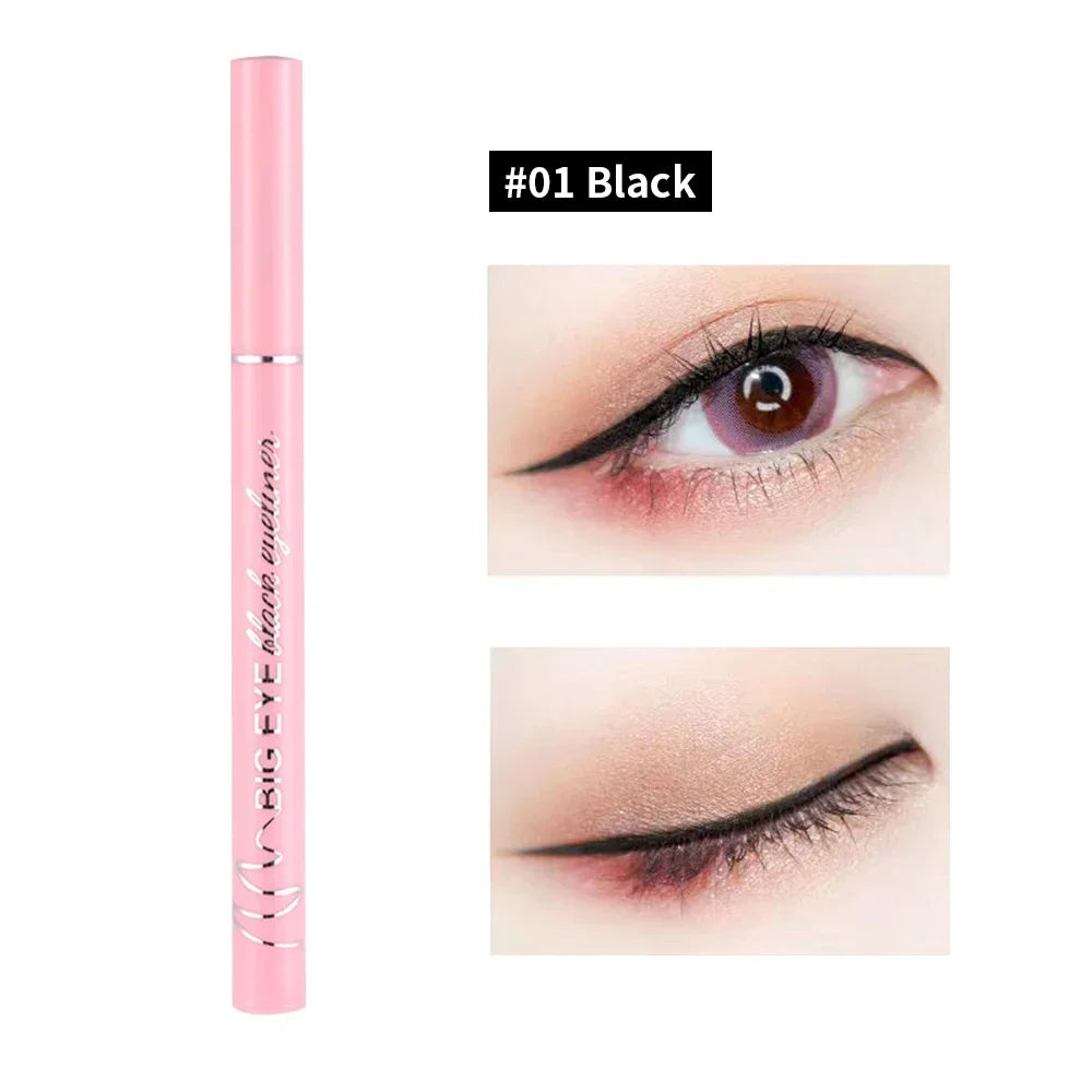 Ultra-thin Waterproof Liquid Eyeliner Korean Makeup for Women Quick Dry Smooth Eye Liner Long Last Lower Eyelash Pen Cosmetics