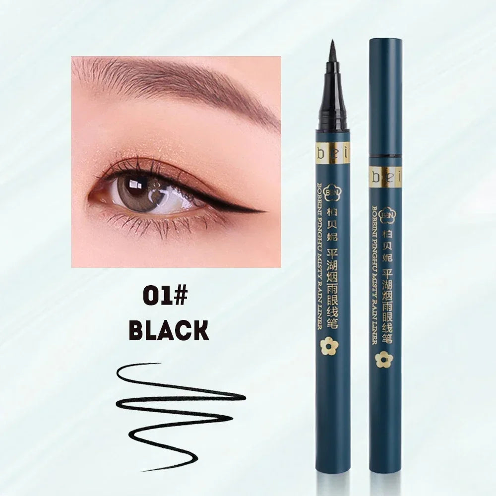 Waterproof Lasting Eyeliners Pencil Black Brown Quickily Drying Eyes Cosmetics Matte Liquid Eyeliners White Sweatproof  Make Up