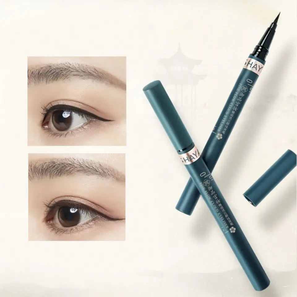 Waterproof Lasting Eyeliners Pencil Black Brown Quickily Drying Eyes Cosmetics Matte Liquid Eyeliners White Sweatproof  Make Up