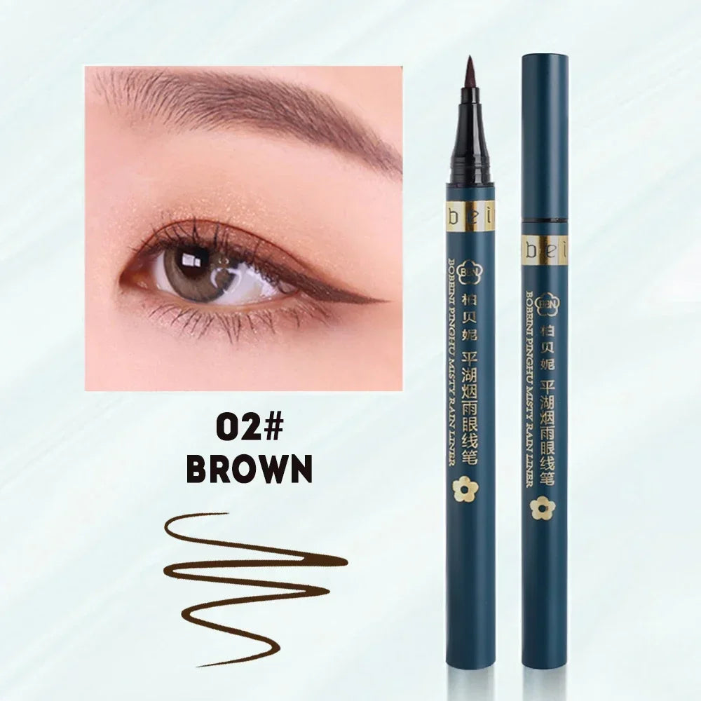 Waterproof Lasting Eyeliners Pencil Black Brown Quickily Drying Eyes Cosmetics Matte Liquid Eyeliners White Sweatproof  Make Up