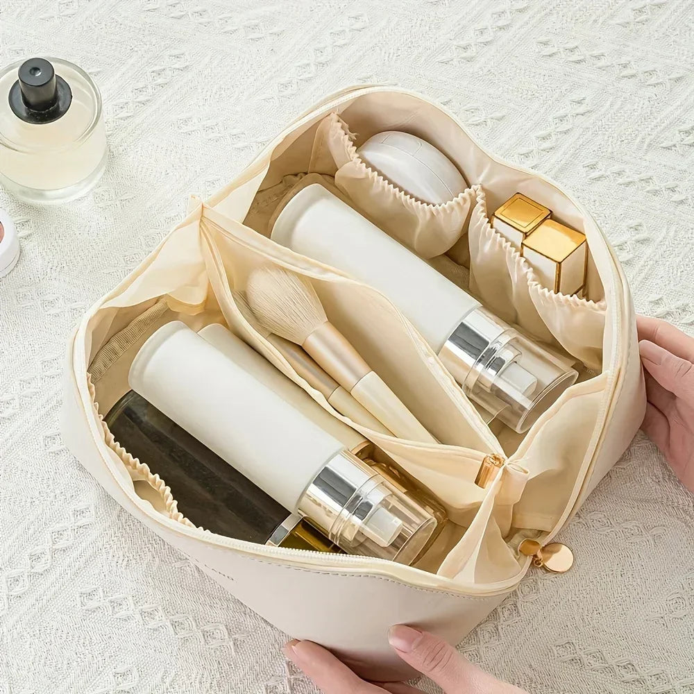 large capacity Makeup Organizer Toiletry Kit Bag Make Up Case Storage Pouch Luxury Lady Cosmetic Bag Organizer Bag For Travel